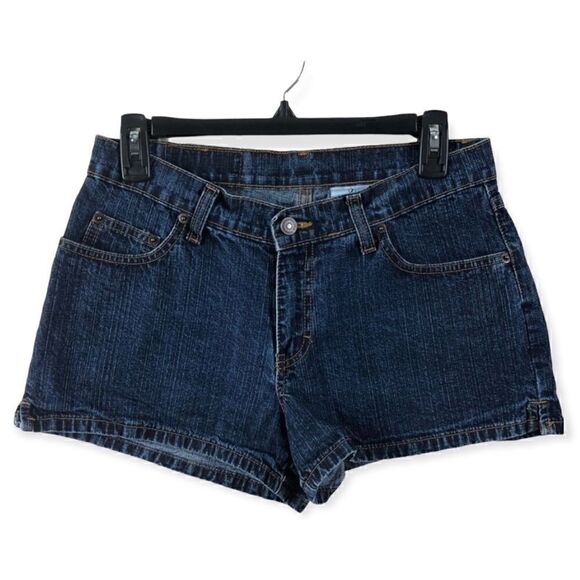 Jordache Jr. 9/10 Blue Vintage Bootie Shorty Jean Beach Summer Vacation Shorts - Picture 1 of 7